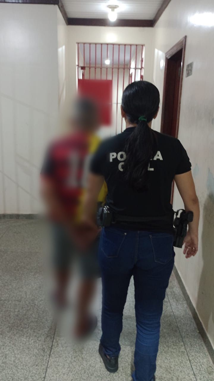 EM MACAPÁ, POLÍCIA CIVIL PRENDE HOMEM CONDENADO JUDICIALMENTE NO ESTADO DO PARÁ PELA PRÁTICA DO CRIME DE ESTURPO